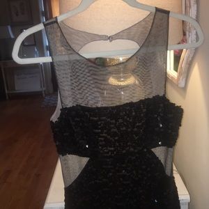 Black Sparkly BCBG Dress